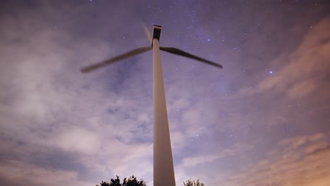 Shining-stars-and-satellite-trails-on-the-night-sky-in-the-timelapse-video