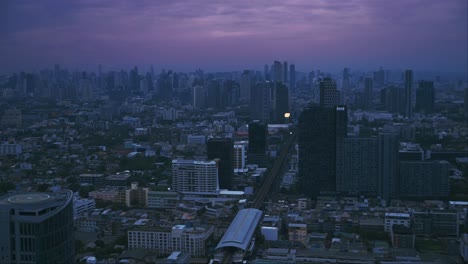 Dawn-Breaks-Over-Bangkok:-Cityscape-Awakening