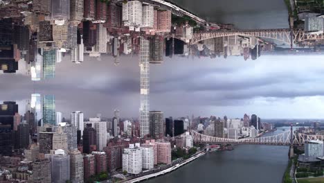 Upside-down-Inception-effect-on-a-cityscape-with-a-bridge---mirror-sky-replacement