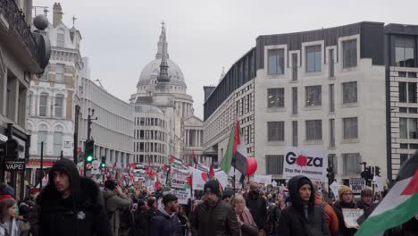 Pro-Palestine-Protesters-March-on-Streets-Near-St