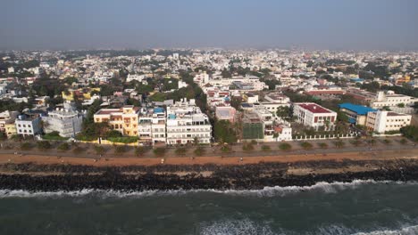 An-aerial-video-of-the-historic-French-colony-Pondycherry-Beach