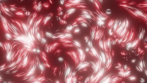 Luz-Abstracta-Moviéndose-Sobre-Fondo-Rojo-Animación-De-Representación-3d