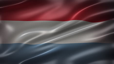 The-National-Flag-of-Luxembourg,-font-view,-full-frame,-sleek,-glossy,-fluttering,-elegant-silky-texture,-waving-in-the-wind,-realistic-4K-CG-animation,-movie-like-look,-seamless-loop-able