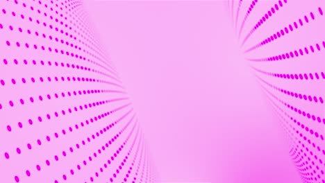 3D-Gepunktete-Animation-Muster-Bewegung-Grafik-Bewegung-Rund-Abstrakt-Geometrisch-Hintergrund-Design-Visueller-Effekt-Pastellrosa