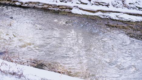 Flowing-river-in-winter