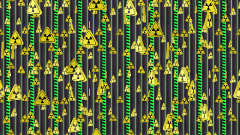 Danger-radiation-background-loop-tile-rising