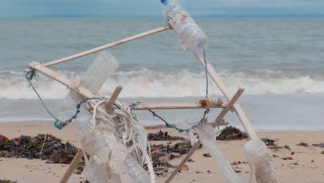 Plastik-Und-Müll-Im-Meer-An-Einem-Abgelegenen-Strand-Im-äußersten-Norden-Australiens