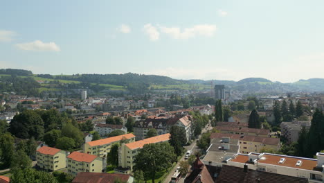 Aerial-of-city-St.-Gallen-in-Switzerland