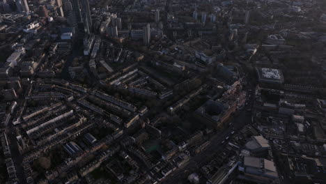 pan-up-aerial-shot-from-the-Angel-Islington-towards-the-city-of-London