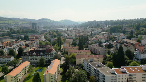 Aerial-of-city-St.-Gallen-in-Switzerland