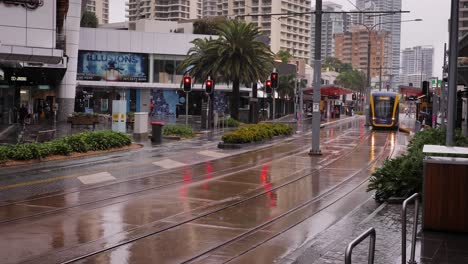 View-of-a-tram-at-a-station-along-Surfers-Paradise-Blvd-as-heavy-rain-and-storms-continue-to-lash-the-Gold-Coast-in-ongoing-storms-and-flooding