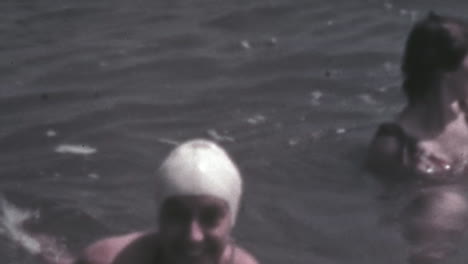 People-Swimming-in-the-Beach-During-a-Summer-Day-in-USA-in-1930s