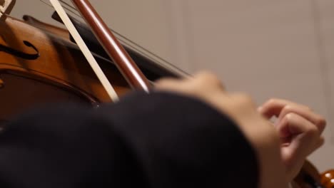 Violin-;-Child-Playing-Musical-Instrument;-4K-Close-up