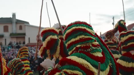 Caretos‘-Bezaubernder-Tanz-In-Der-Abenddämmerung,-Karneval-Von-Podence