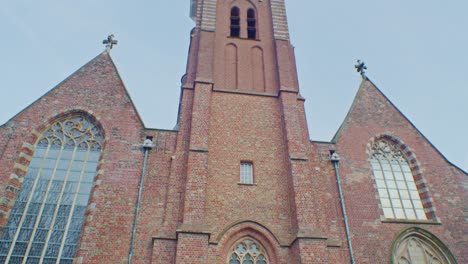Europäische-Kathedrale-Kapelle-Kirche-Stil-Gebäude-Traditionelle-Architektur-Design-Ansicht-In-Den-Niederlanden-Holland-Niederländisches-Design