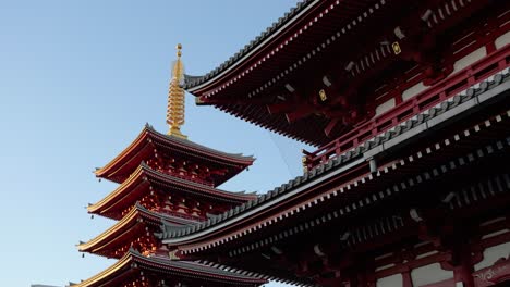 Cinematic-slow-motion-slider-reveal-of-Pagoda-Tower-at-Senso-Ji-shrine