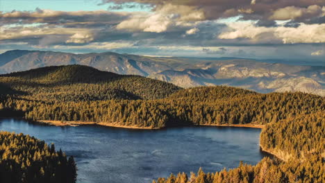 Hyperlapse-Golden-Splendor:-Duffy-Lake-Amidst-the-Pines