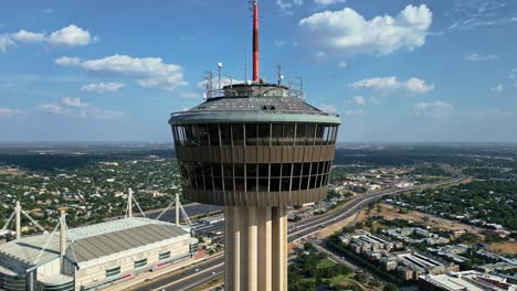 Torre-De-Las-Américas,-San-Antonio,-Hito-Icónico-Con-Diseño-Distintivo