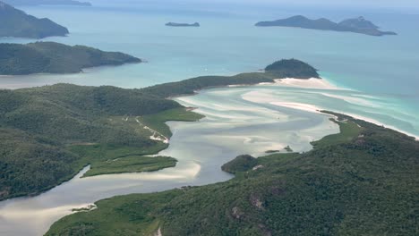 4K-Luftaufnahme-Der-Whitsunday-Islands-In-Queensland,-Australien-Im-Dezember-2022