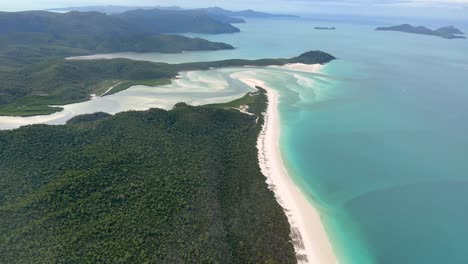 4k-Aéreo-De-Las-Islas-Whitsunday-En-Queensland,-Australia,-En-Diciembre-De-2022