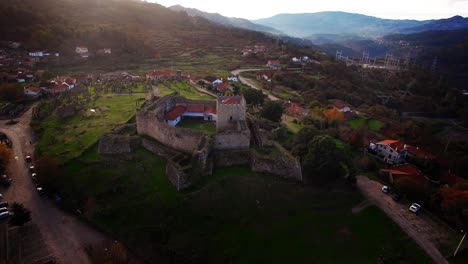 Burg-Von-Lindoso-In-Portugal-Luftaufnahme