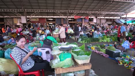 view-of-Dao-Heuang-Public-Market-unveils-a-vibrant-ambiance-filled-with-bustling-activity,-with-vendors-proudly-presenting-their-merchandise-and-shoppers-bustling-through-the-energetic-surroundings