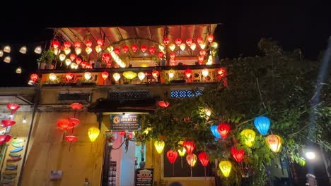 Restaurante-Hoi-An-Vietnam-En-El-Distrito-Del-Mercado-Nocturno-De-An-Hoi