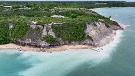 Beach-Cliffs-In-Porto-Seguro-Bahia-Brazil