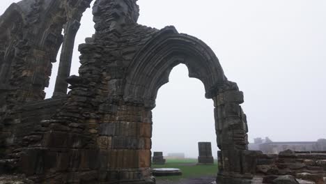 Whitby-Abby-now-derelict-and-formally-a-Benedictine-abbey-and-is-situated-overlooking-the-sea-on-the-East-coast-of-England