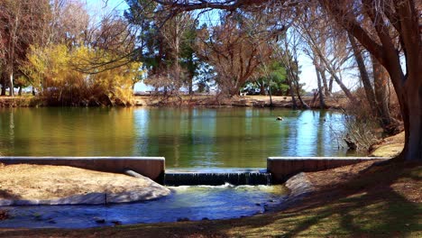Langsam-Herabstürzendes-Wasser-In-Den-State-Parks-Von-Nevada