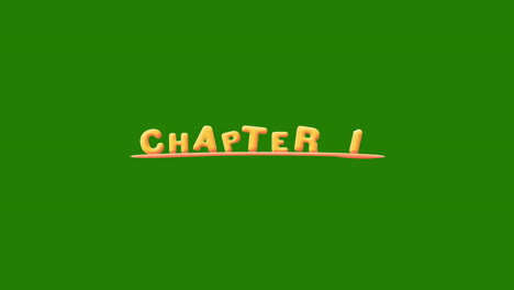Capítulo-1-Efecto-Emergente-De-Animación-De-Texto-Amarillo-Dorado-Tambaleante-En-Una-Pantalla-Verde---Clave-Cromática