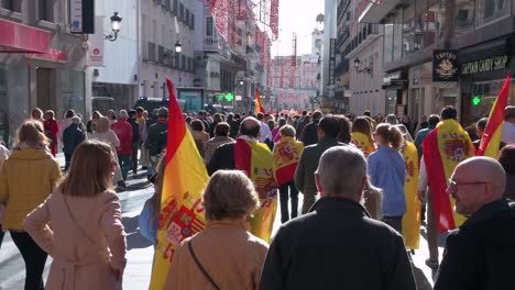 Protesters-gather-during-a-demonstration-against-the-PSOE-Socialist-party-after-Prime-Minister-Pedro-Sanchez-agreed-to-grant-amnesty-to-people-involved-in-the-2017-breakaway-attempt-in-Catalonia