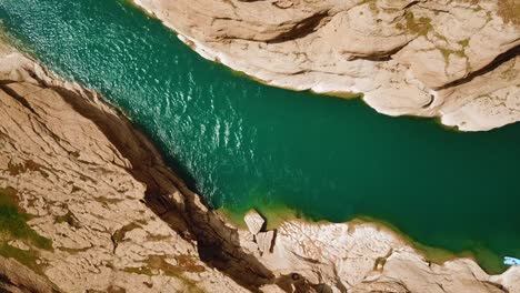 beautiful-scenic-landscape-of-green-river-aerial-drone-shot-rock-cliff-clay-natural-landscape-nature-adventure-recreation-natural-tourist-attraction-peaceful-exciting-interesting-wonderful-background