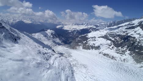 Aerial-of-Aletsch-glacier-in-Switzerland