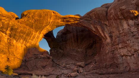 Parque-Nacional-De-Arcos,-Doble-Arco,-Utah,-Estados-Unidos