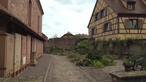 Kientzheim-is-Filled-With-Old-Ancient-Cobble-Streets-and-half-timbered-houses