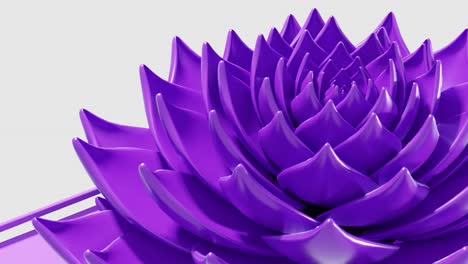 Eine-Digitale-Kunstanimation-Einer-Sich-öffnenden-Violetten-Lotusblüte-In-Einer-3D-Loop-Darstellung