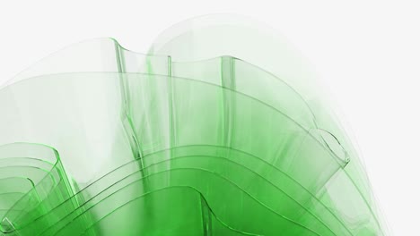 ätherisches-Glas-Symphonie-Grün-Auf-Weißem-Hintergrund