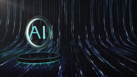 Ai-Künstliche-Intelligenz-Hintergrund-Schleife-Technologie-B