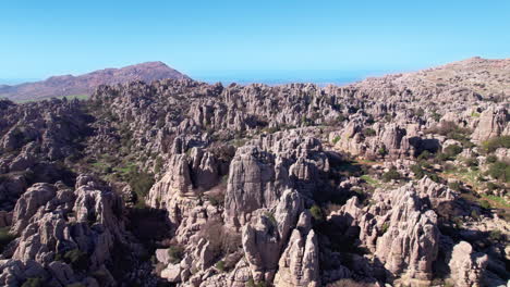 Nature-reserve-at-El-Torcal-de-Antequera,-Malaga,-Andalusia,-Spain