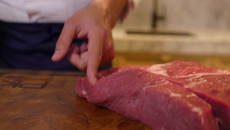 Beef-Fillet-Being-Sliced-And-Cut-With-Knife