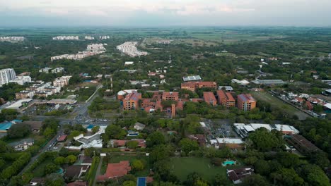 Aerial-Icesi-University-and-Canasgordas-Avenue-from-Distance