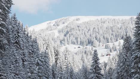 Faszinierende-Winterlandschaft-In-Den-Bergen