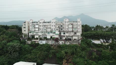 Residential-Building-In-The-Outskirts-Of-Taipei-In-Guandu,-Taiwan