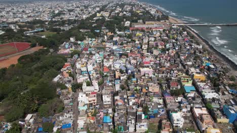 Aerial-footage-showing-the-entire-city-of-Puducherry-as-well-as-the-stunning-Bay-of-Bengal-coastline