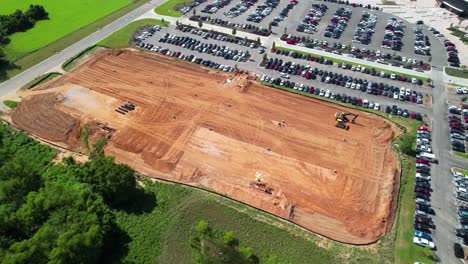 Este-Es-Un-Video-Aéreo-De-Algunas-Construcciones-Que-Se-Están-Realizando-Afuera-Del-Casino-Winstar-World-En-Thackerville,-Oklahoma.