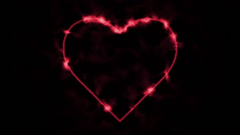 A-powerful-laser-etching-a-burning-outline-of-a-heart-shape-out-of-dark-space