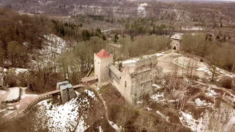 Sigulda-castle,-Latvia,-Baltic-states,-Europe
