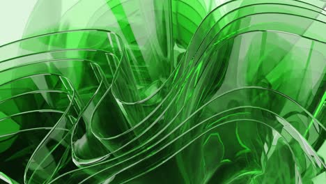 Eine-ätherische-Grüne-Kristallwelle