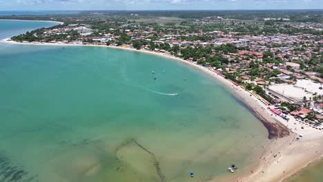 Scenic-Bay-Water-In-Santa-Cruz-Cabralia-Bahia-Brazil